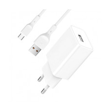 МЗП SkyDolphin SC36T 1USB 2.4A White + USB Type-C (MZP-000117)