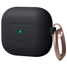 Футляр для навушників Elago Hang Silicone Case Black for Airpods 3rd Gen (EAP3HG-HANG-BK)