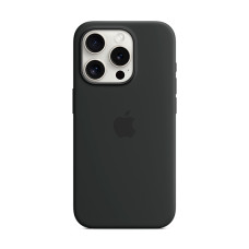 Чохол Apple iPhone 15 Pro Silicone Case with MagSafe Black (MT1A3) UA