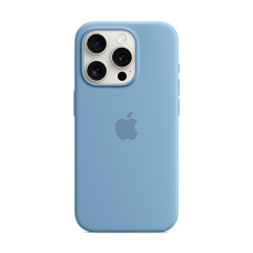 Чохол Apple iPhone 15 Pro Silicone Case with MagSafe Winter Blue (MT1L3) UA