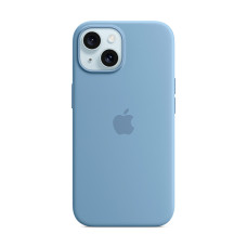 Чохол Apple iPhone 15 Silicone Case with MagSafe Winter Blue (MT0Y3) UA