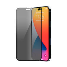 Захисне скло для iPhone 15 Pro 5D Black (тех.пак) Privacy