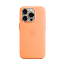 Чохол Apple iPhone 15 Pro Max Silicone Case with MagSafe Orange Sorbet (MT1W3) UA