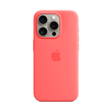 Чохол Apple iPhone 15 Pro Silicone Case with MagSafe Guava (MT1G3) UA