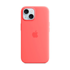 Чохол Apple iPhone 15 Silicone Case with MagSafe Guava (MT0V3) UA