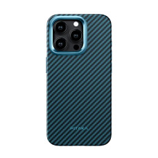 Чохол Pitaka iPhone 15 Pro Case with MagSafe Black/Blue (KI1508PPA)