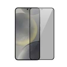 Захисне скло для Samsung S24 Plus/S926B/S25 Plus/S936B 5D Black Privacy (не працює відбиток пальця)
