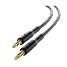 Аудіо кабель 3.5mm - 3.5 mm XO NB-R271 Straight PVC 1m Black