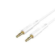 Аудіо кабель 3.5mm - 3.5 mm XO NB-R271 Straight PVC 1m White