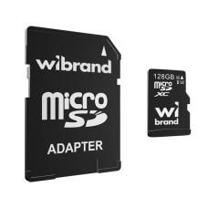 Карта пам'яті Wibrand 128 GB microSD UHS-I U3 Class 10 (WICDHU3/128GB-A)