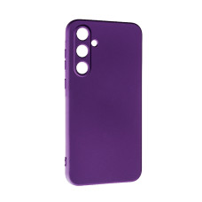 Чохол Original Soft Touch Case for Samsung S24 FE/S721B Deep Purple with Camera Lens