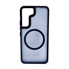 Чохол накладка Mate Plus Metal Buttons Case with MagSafe для Samsung S24/S25 Midnight Blue