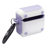 Футляр для навушників AirPods 4 Strong Case White/Lavender