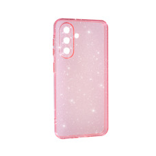 Чохол Silicon Shiny Case Samsung A36-2025/A56-2025 Glitter Clear/Pink