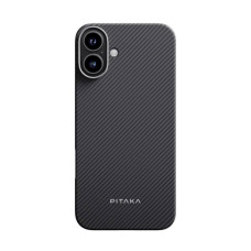 Чохол Pitaka iPhone 16 Case with MagSafe Black/Grey (KI1601A)