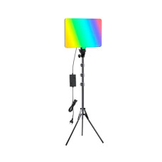 Набір для блогерів 2 в 1 LED RGB Camera Light 21 (PM-36) + штатив журавель 1.4 m Black