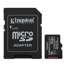 Карта пам'яті Kingston 512 GB microSDXC Canvas Select Plus Gen3 + SD-Adapter SDCS3/512GB