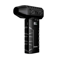 Портативний ручний турбо вентилятор Hoco HX67 Force Fan Black (6942007653145)
