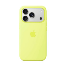 Чохол Apple iPhone 17 Pro Silicone Case with MagSafe Neon Yellow (MGFF4ZM/A) UA