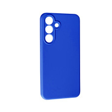 Чохол Original Soft Touch Case for Samsung S24 FE/S721B Dark Blue with Camera Lens
