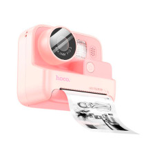 Дитяча фотокамера з моментальним друком Hoco DV200 Pink (1209867)