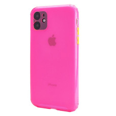 Чохол накладка Colorful Matte Case для iPhone 11 Pink