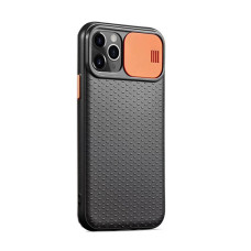Чохол накладка Camshield TPU для iPhone 11 Pro  Max Black/Orange