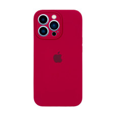 Чохол Soft Touch для Apple iPhone 13 Pro Rose Red with Camera Lens Protection