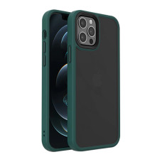 Чохол накладка Mate Plus Metal Buttons Case для iPhone 13 Pro Max Green
