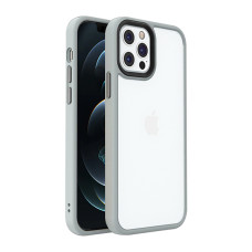 Чохол накладка Mate Plus Metal Buttons Case для iPhone 13 Pro Max Silver