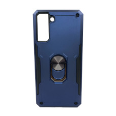 Чохол Armor Antishock Case для Samsung S21 Plus/G996 with Ring Dark Blue
