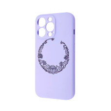 Чохол Wave Minimal Art Case для Apple iPhone 13 Pro Max with MagSafe Light Purple/Lotus