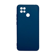 Чохол Original Soft Touch Case for Xiaomi Redmi 10с/Poco C40 Dark Blue with Camera Lens