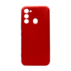 Чохол Original Soft Touch Case for Tecno Spark Go 2022/Spark 8c Red with Camera Lens