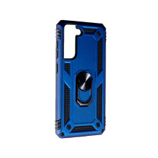 Чохол Armor Antishock Case для Samsung S21 Plus/G996 with Ring Electric Blue