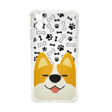 Чохол Wave Cute Case для Samsung A04e-2022/A042 Clear Happy Corgi with Camera Lens
