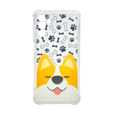 Чохол Wave Cute Case для Samsung A04s-2022/A047 Clear Happy Corgi with Camera Lens