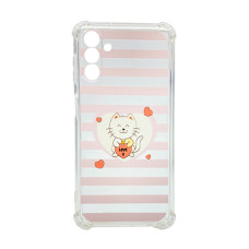 Чохол Wave Cute Case для Samsung A04s-2022/A047 Clear Kitty Love with Camera Lens