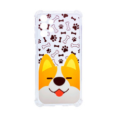 Чохол Wave Cute Case для Samsung A13/A135/A32/А326 5G Clear Happy Corgi with Camera Lens