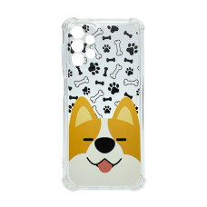 Чохол Wave Cute Case для Samsung A33-2022/A336 Clear Happy Corgi with Camera Lens