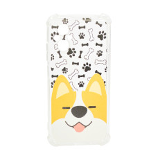 Чохол Wave Cute Case для Xiaomi Poco M5/Redmi Note 11R Clear Happy Corgi with Camera Lens
