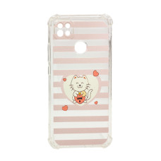 Чохол Wave Cute Case для Xiaomi Redmi 9с/10a Clear Kitty Love with Camera Lens