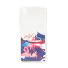 Чохол Wave Above Case для Xiaomi Redmi 9a Clear Rose Vallery with Camera Lens