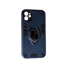 Чохол Armor Antishok Case для iPhone 11 with Ring Dark Blue with Camera Lens