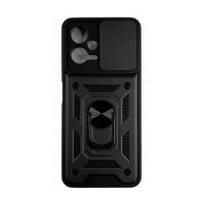 Чохол Armor Camshield Case для Xiaomi Redmi Note12 5G/Poco X5 5G with Ring Black