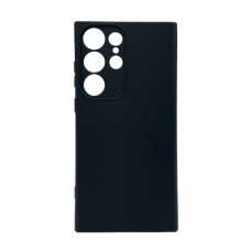 Чохол Original Soft Touch Case for Samsung S23 Ultra/S918 Black with Camera Lens