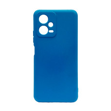 Чохол Original Soft Touch Case for Xiaomi Redmi Note12 5G/Poco X5 5G Dark Blue with Camera Lens