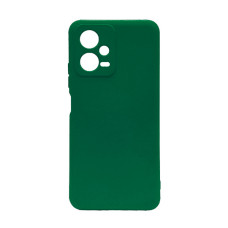 Чохол Original Soft Touch Case for Xiaomi Redmi Note12 5G/Poco X5 5G Dark Green with Camera Lens