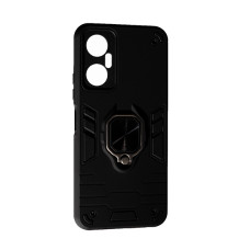 Чохол Armor Antishock Case для Infinix Hot 20 5G with Ring Black with Camera Lens