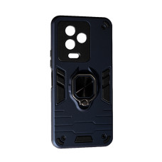 Чохол Armor Antishock Case для Infinix Note 12 Pro with Ring Dark Blue with Camera Lens